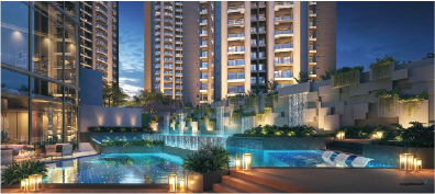 Swimming pool and landscaped residences at RG's Pleiaddes